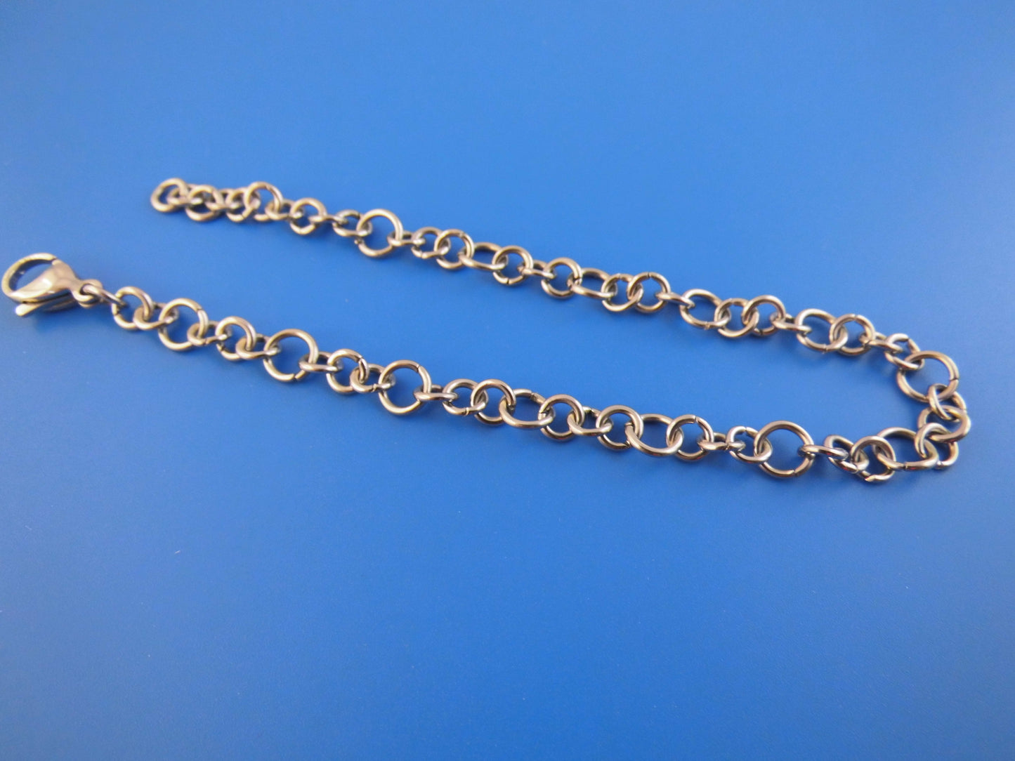 Edelstahl Armband Bettelarmband 18 cm + Verlängerung