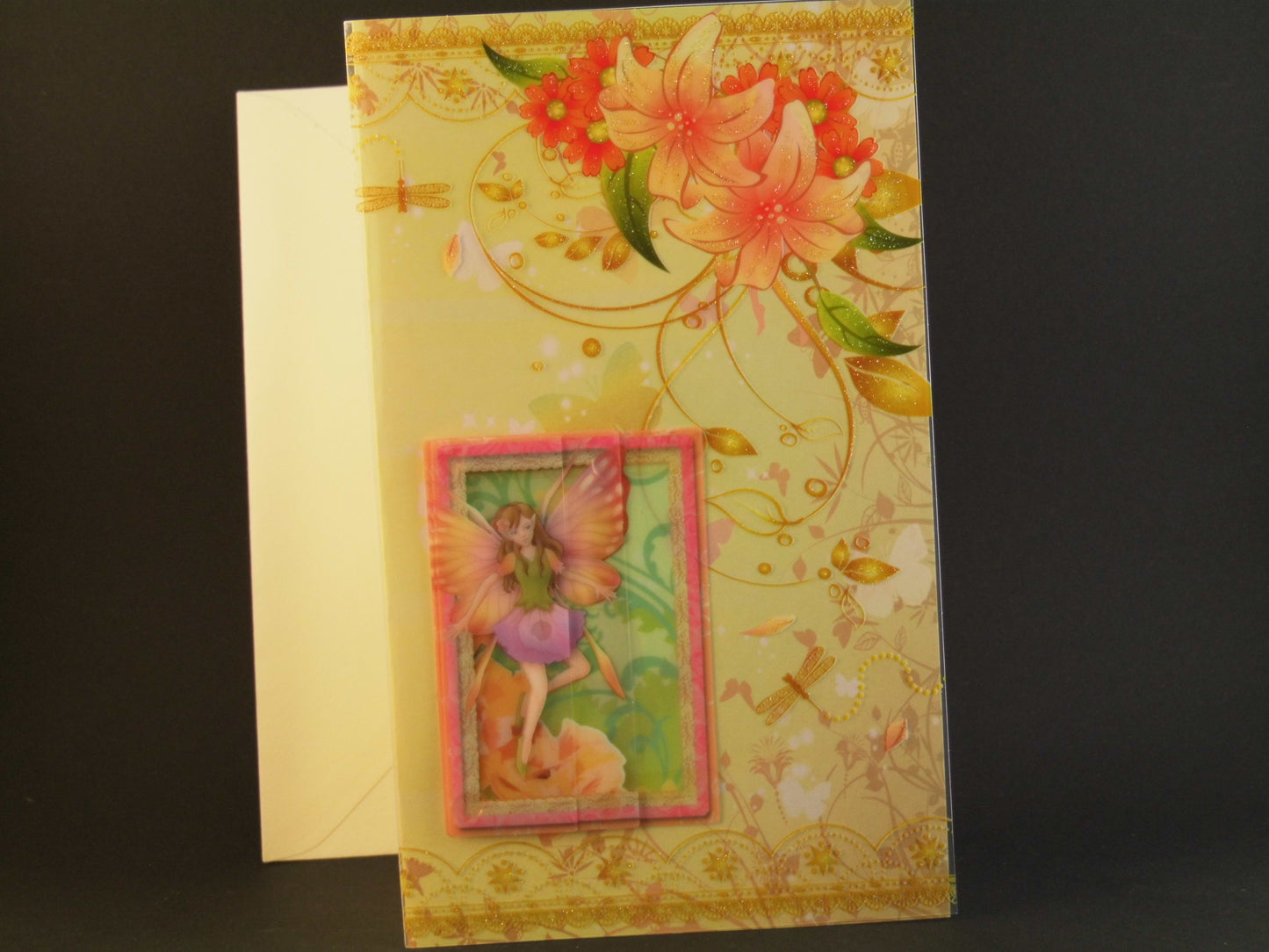 3D Karten Neutral verschiedene Fantasy Motive Universal