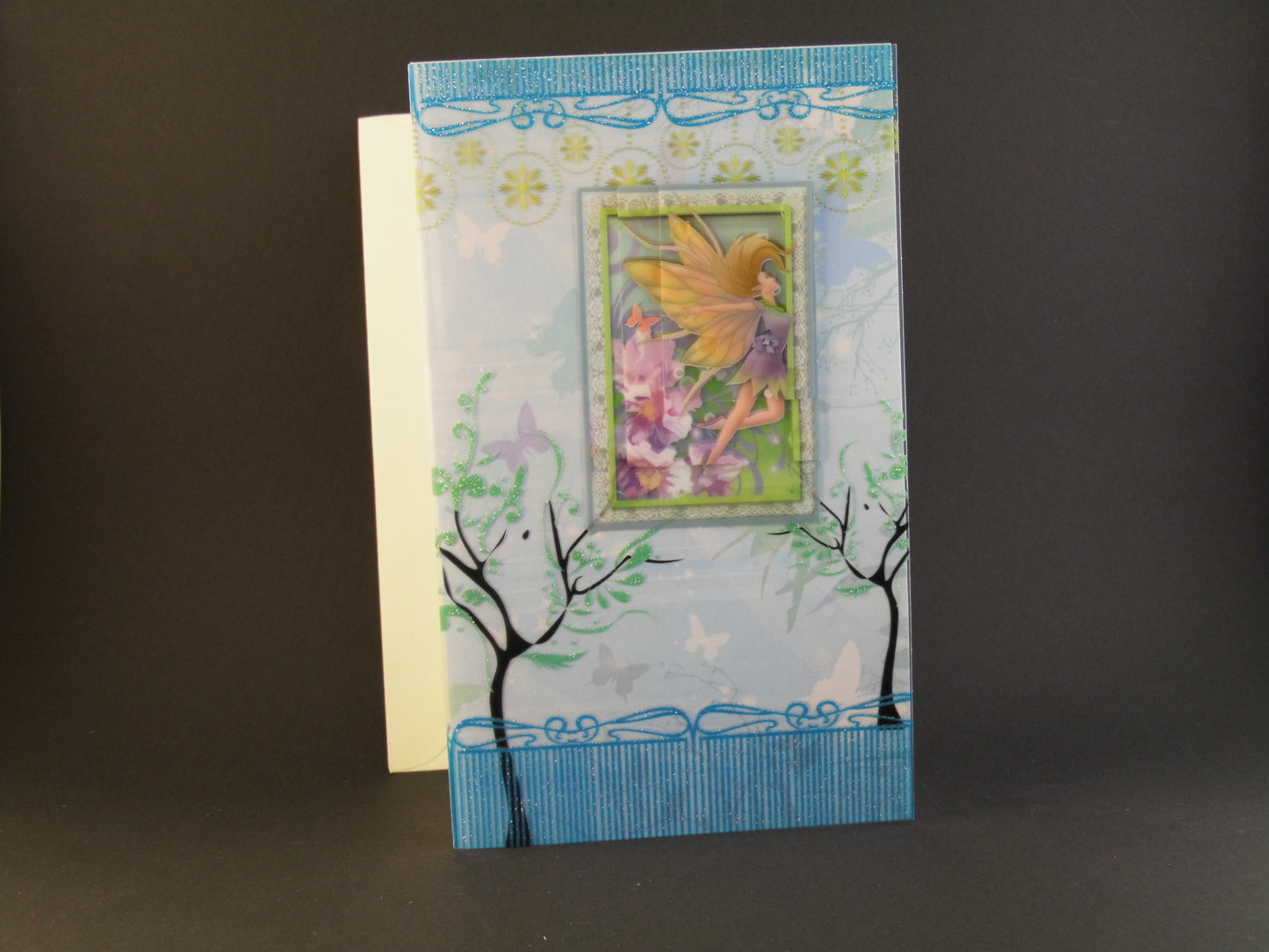 3D Karten Neutral verschiedene Fantasy Motive Universal