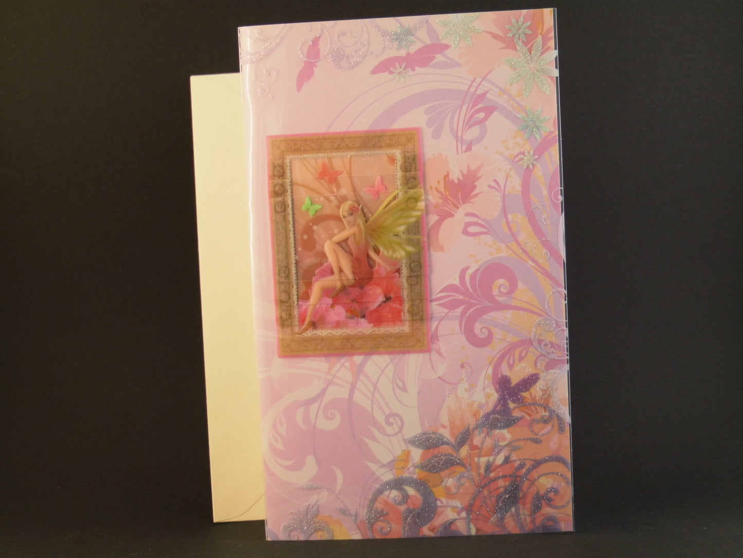 3D Karten Neutral verschiedene Fantasy Motive Universal