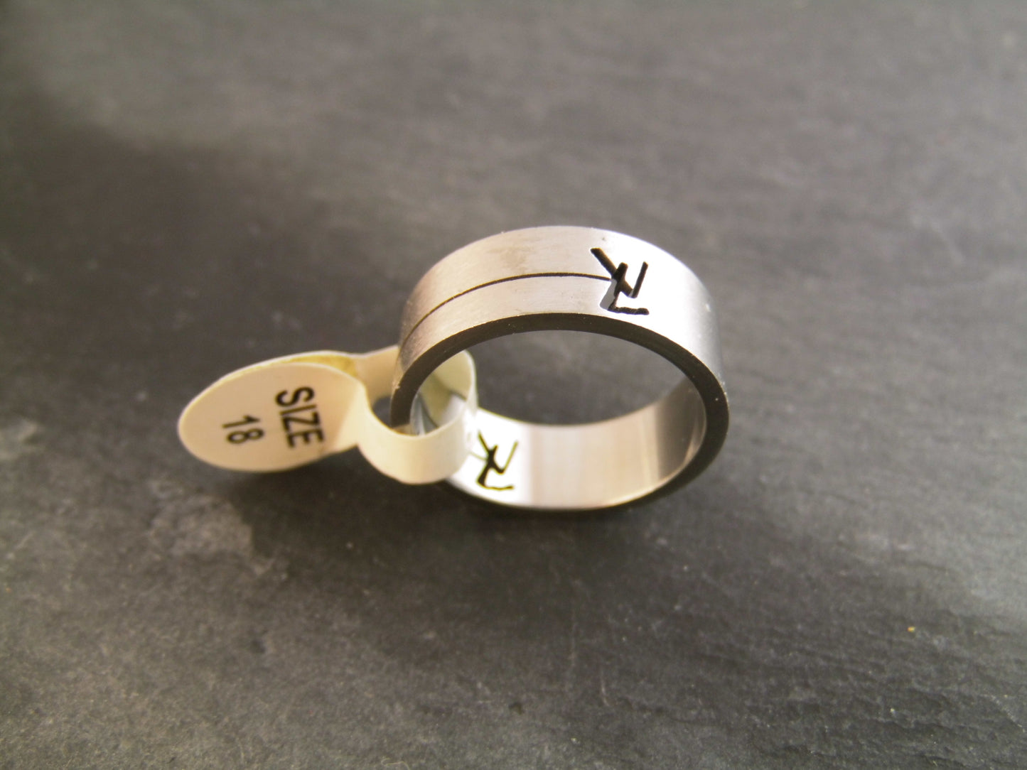Edelstahl Fingerring Größe 18 verschiedene Motive