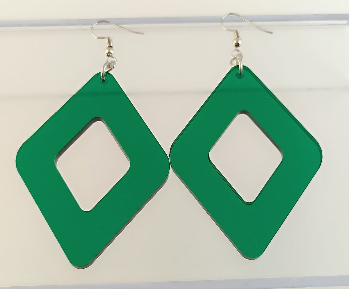 statement-ohrringe-vintage-80er_jahre-80er-xxl-eckig-silber-edelstahl-dunkelgruen-gruen-transprent