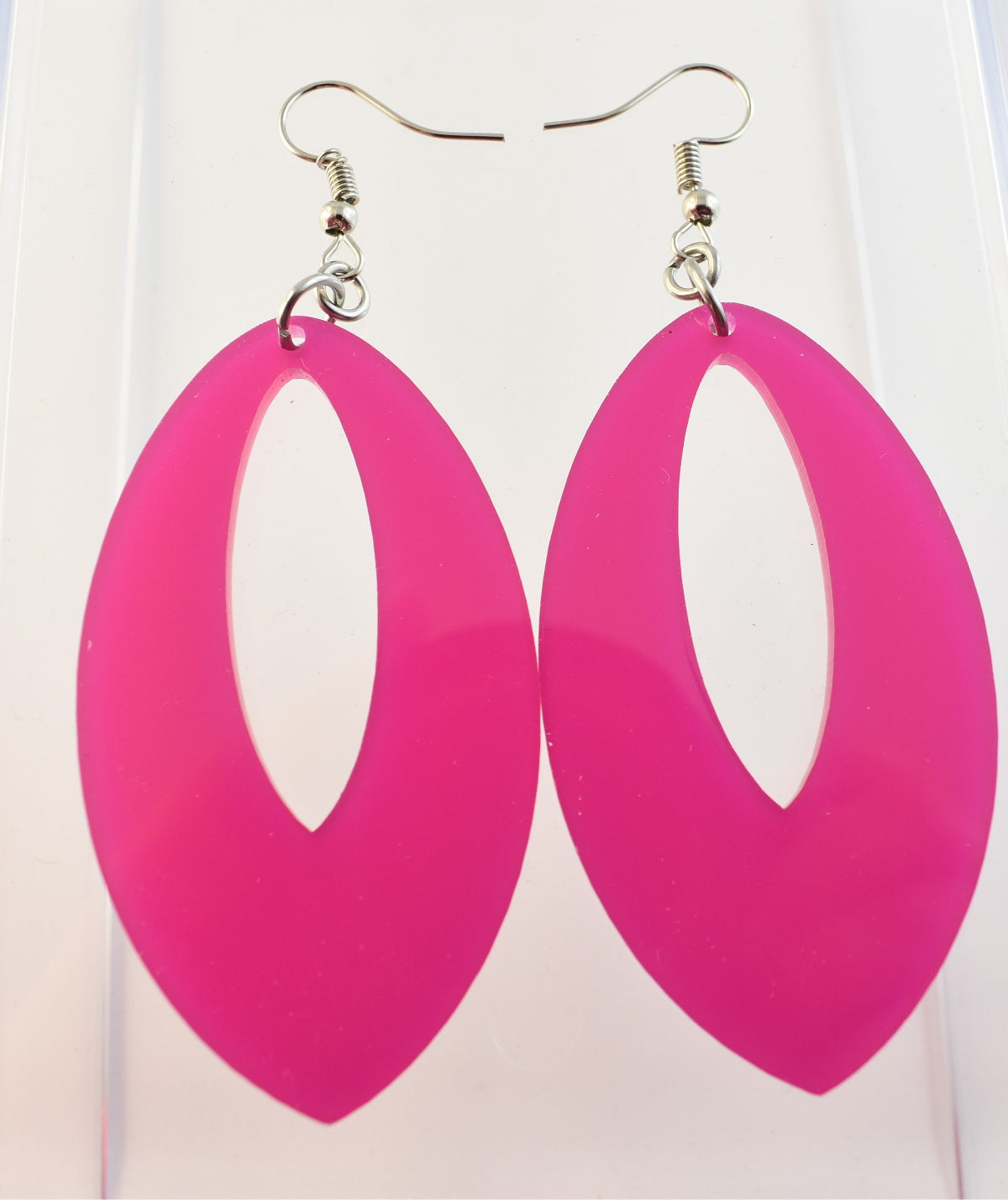 statement-ohrringe-vintage-80er_jahre-80er-xxl-oval-silber-edelstahl-fuchsia-pink