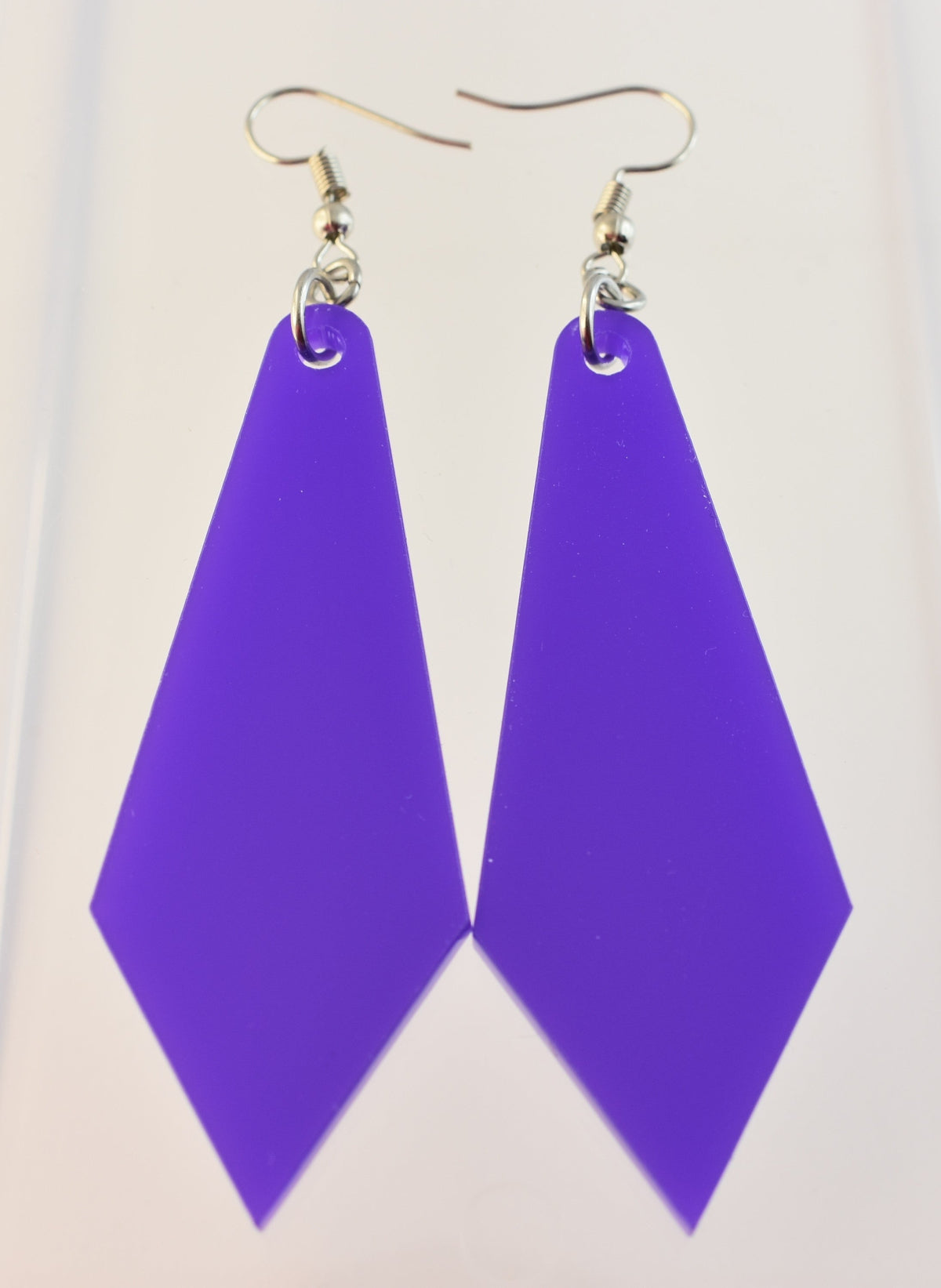 statement-ohrringe-vintage-80er_jahre-lila-tropfen-silber-edelstahl