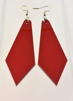 statement-ohrringe-vintage-80er_jahre-rot-transparent-tropfen-silber-edelstahl