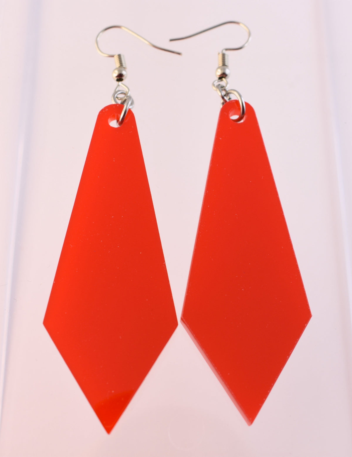 statement-ohrringe-vintage-80er_jahre-rot-tropfen-silber-edelstahl