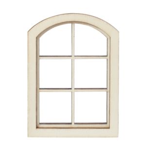 Fenster aus Holz Rundbogen