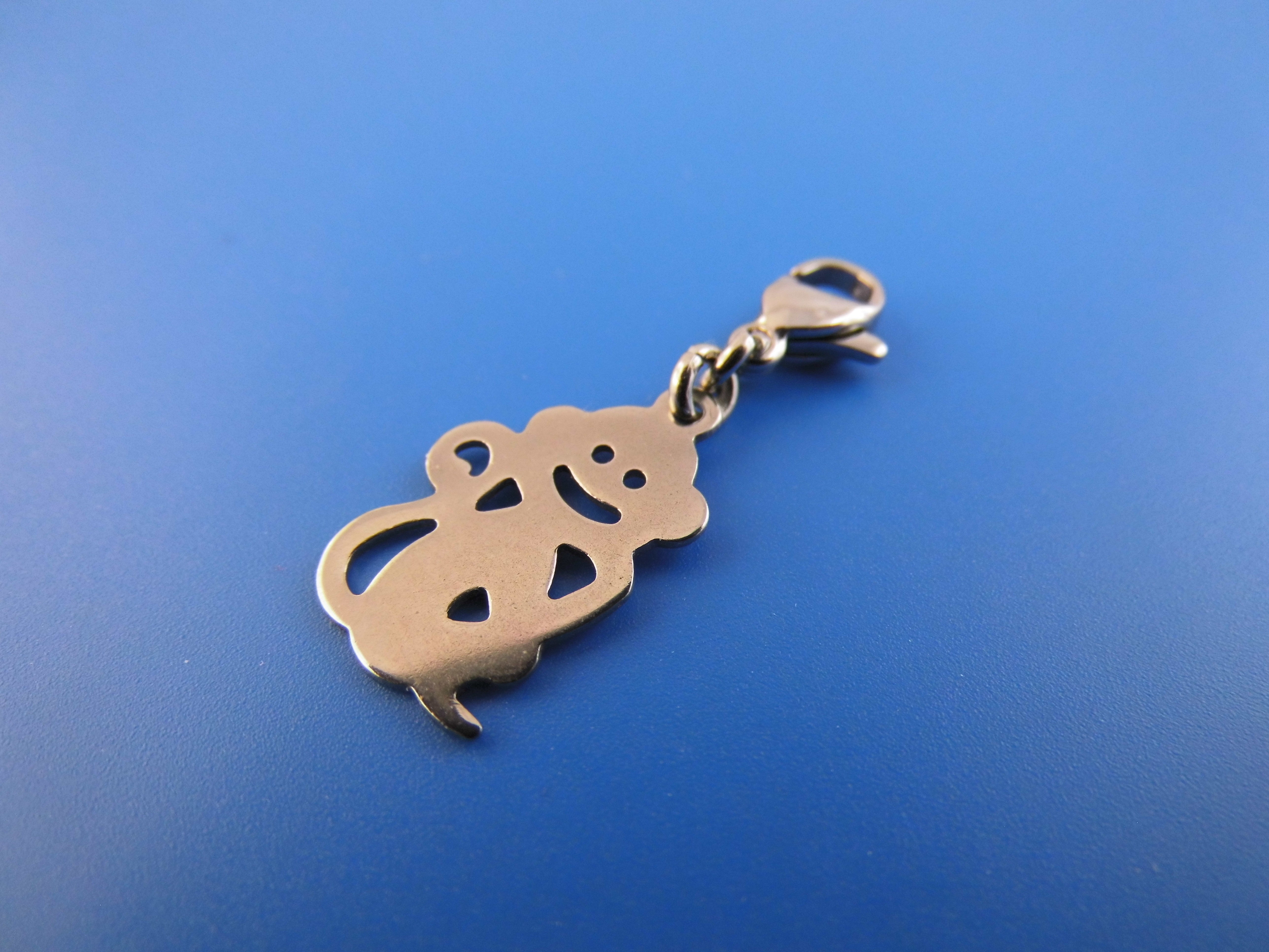 Edelstahl Anhänger Charm verschiedene Motive