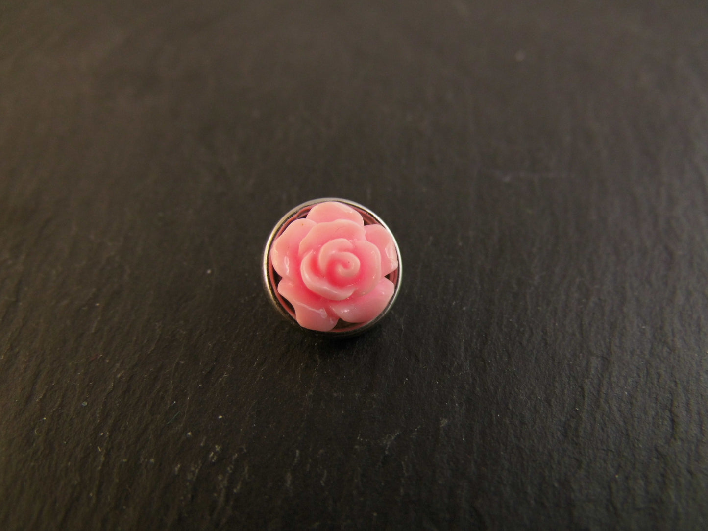 Mini Click Button Rose verschiedene Farben